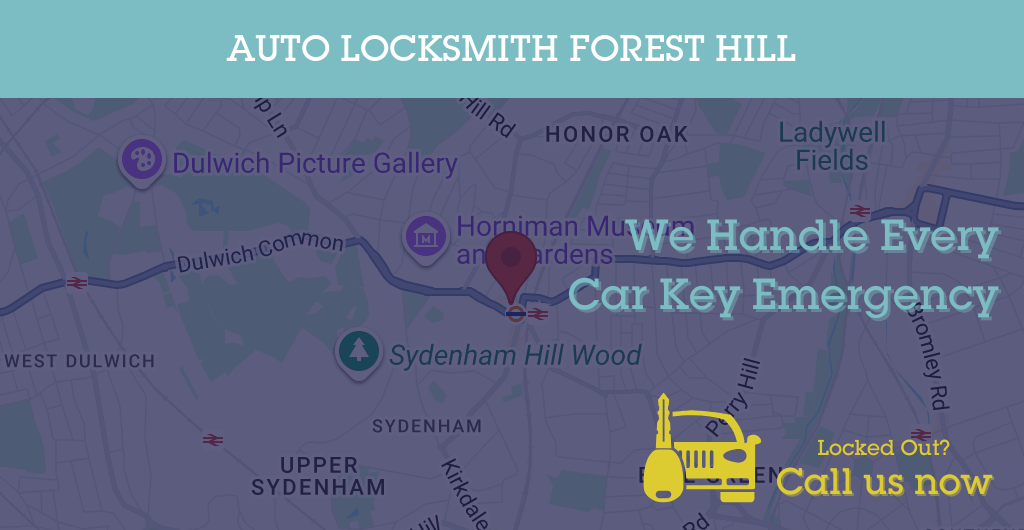 Auto Locksmith Services in Forest Hill - SE postcode