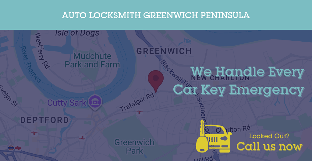 Auto Locksmith Services in Greenwich Peninsula - SE postcode