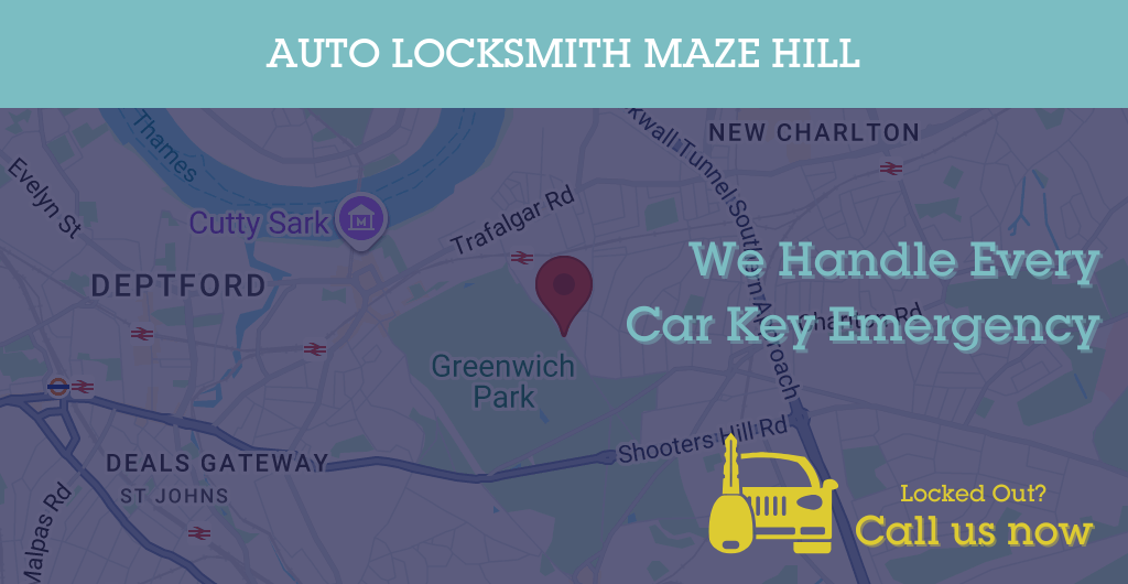 Auto Locksmith Services in Maze Hill - SE postcode