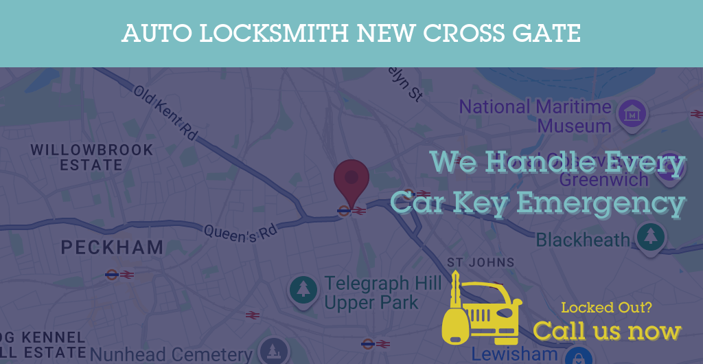 Auto Locksmith Services in New Cross Gate - SE postcode