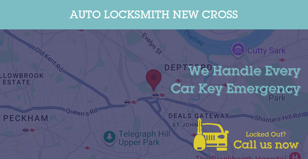 Auto Locksmith Services in New Cross - SE postcode