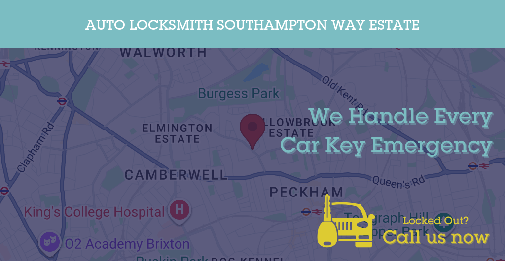 Auto Locksmith Services in Southampton Way Estate - SE postcode