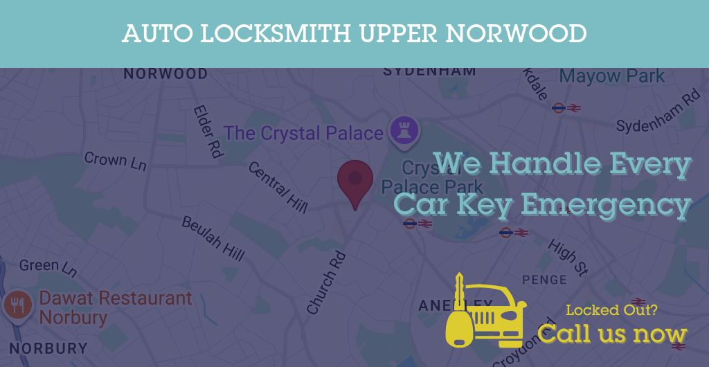 Auto Locksmith Services in Upper Norwood - SE postcode