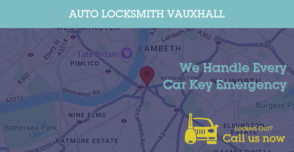 Auto Locksmith Services in Vauxhall - SE postcode