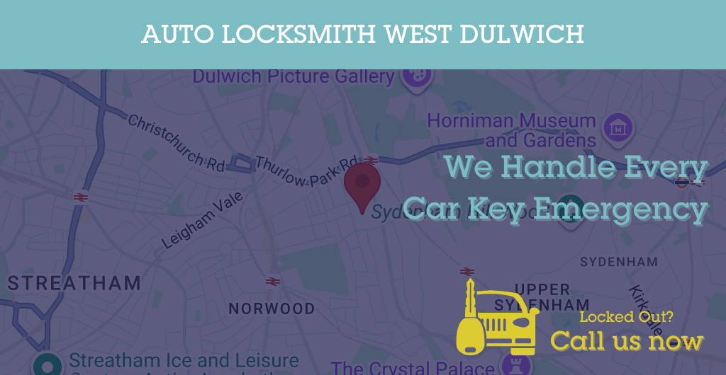 Auto Locksmith Services in West Dulwich - SE postcode