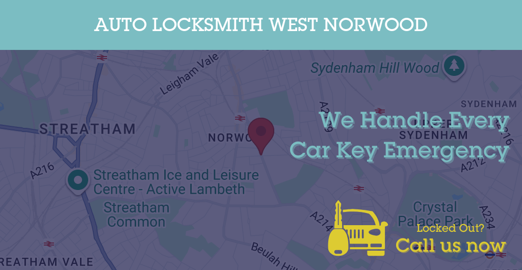 Auto Locksmith Services in West Norwood - SE postcode